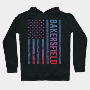 Blue Red Flag - Bakersfield Hoodie